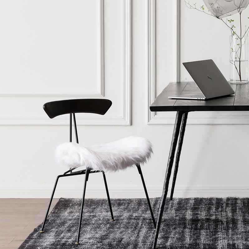 Wool Cushioned Dining Chair (1) Wool Cushioned Dining Chair (1)